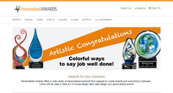 Desktop Screenshot of personalizedawards.com